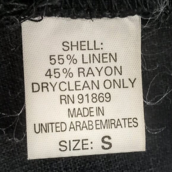 J. London Black Linen Blend Jacket - Picture 7 of 7